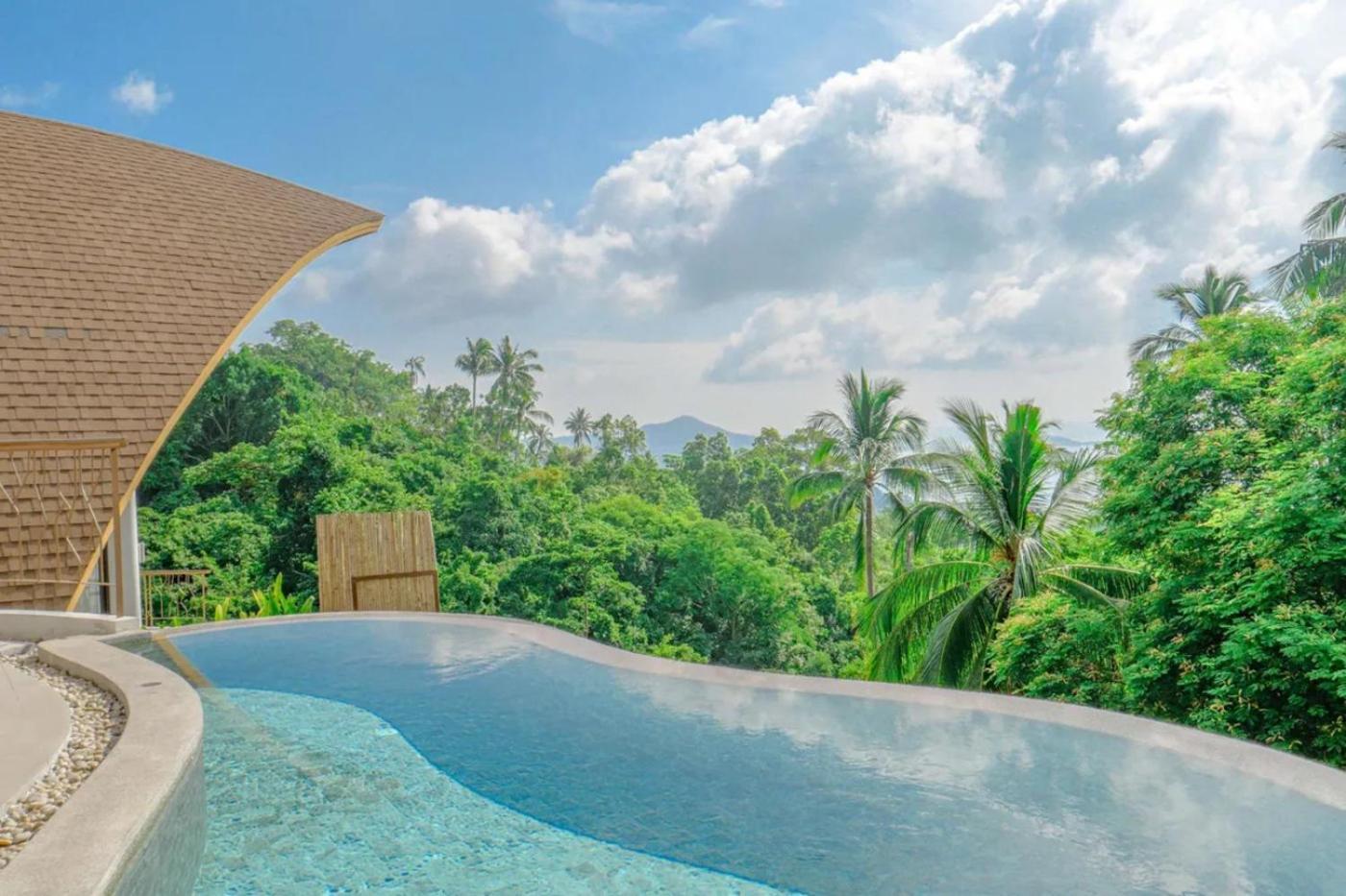 Phra Chan Villa 2Br - Infinity Pool & Sea View หาดเฉวง ภายนอก รูปภาพ
